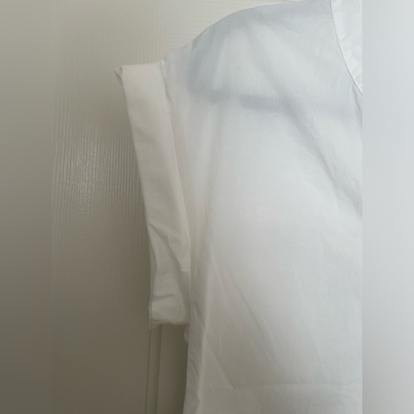 J.Crew white short sleeve blouse size 2 - Picture 4 of 5